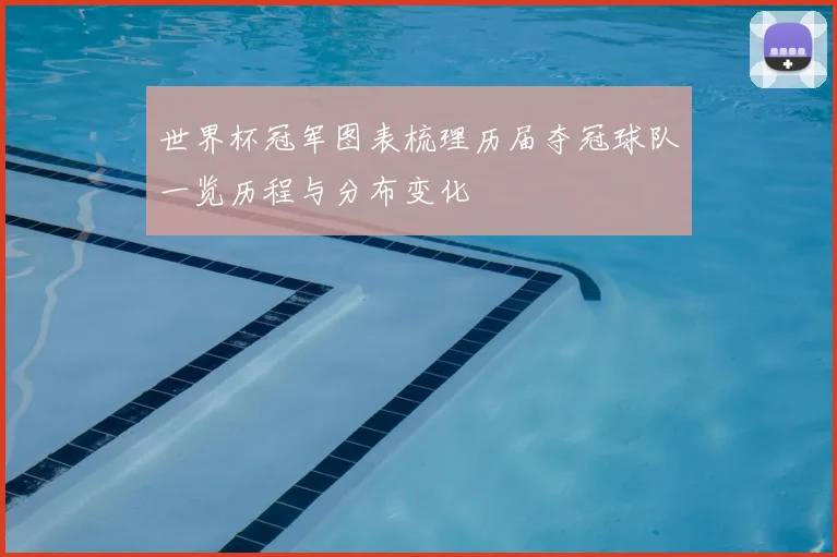 世界杯冠军图表梳理历届夺冠球队一览历程与分布变化